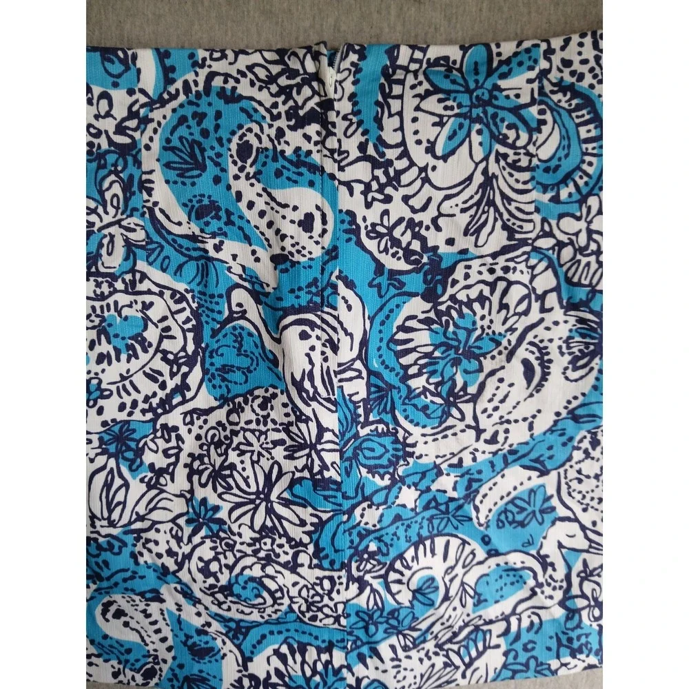 Lilly Pulitzer Skirt 4 Skort Marigold Mini Floral Resort Beach Cruise